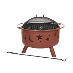 Landmann Moon & Stars Round Fire Pit - Red Clay £160.00