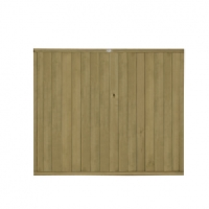 Forest Garden Pressure Treated Tongue & Groove Vertical Fenc