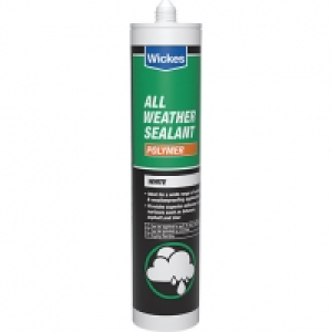 Wickes All Weather Polymer Sealant - White 300ml £5.80