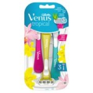 Venus Tropical Disposable Razors 3 Pack £3.50