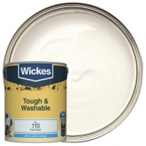 Wickes Pure Cotton - No. 110 Tough & Washable Matt Emulsion  £24.00