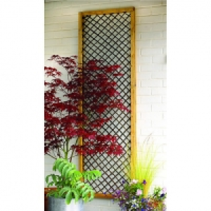 Forest Garden Framed Willow Diamond Trellis - 1.83m X 600mm £21.00