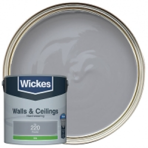 Wickes Pewter - No.220 Vinyl Silk Emulsion Paint - 2.5L £12.00