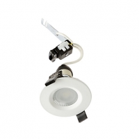 Wickes  Wickes White Shower Light Fitting with Cool White Cob LED - 