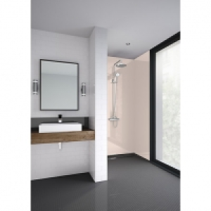 Mermaid Soft Pink Gloss Acrylic 3 Sided Shower Panel Kit - 1 £1,999.00