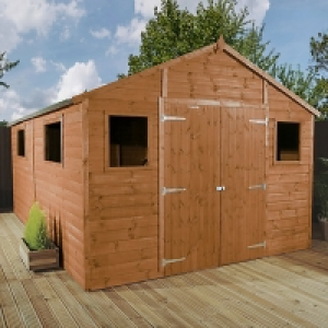 Mercia 12 x 10ft Pressure Treated Shiplap Apex Garden Worksh