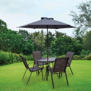 QDStores  Avellino 6 Piece Textilene Garden Dining Set Pre-order