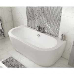 Wickes Blend D-Shaped Bath with Panel - 1700mm x 800mm £394.00