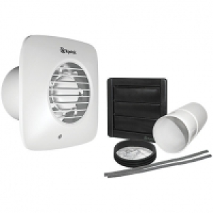 Wickes  Xpelair 100mm Simply Silent 2 Speed Axial Extractor Fan with