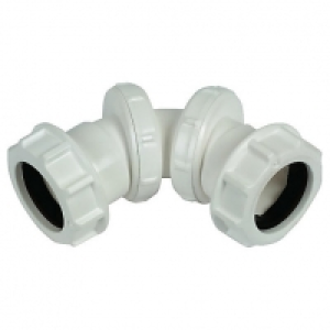 FloPlast WC14 32mm Unicom Compression Waste 0 Deg - 90 Deg A
