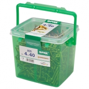 Spax Pz Countersunk Yellox Screws Bulk Tub - 4x40mm Pack Of  £26.24