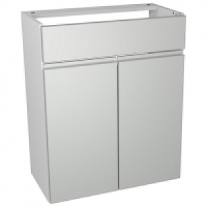 Wickes Hertford Gloss Grey Vanity Unit - 600 x 735mm £210.00