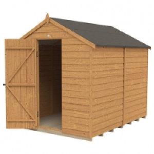 Forest Garden 8 x 6ft Windowless Overlap Apex Dip Treated Sh £656.00