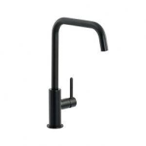 Wickes  Abode Althia Single Lever Kitchen Tap Matt Black