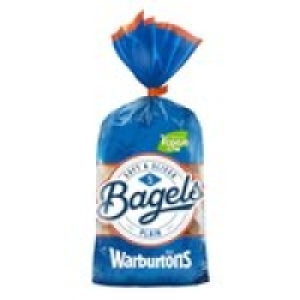 Warburtons Plain Bagels £1.20
