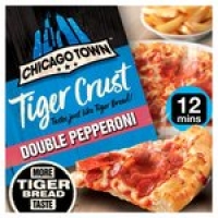 Ocado  Chicago Town Tiger Crust Double Pepperoni Pizza