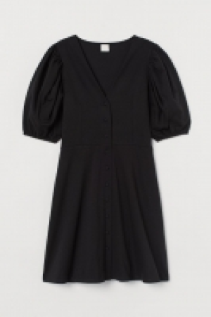 Puff-sleeved cotton dress £7.00