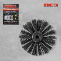 InExcess  Red Pro 6 Inch 150mm Drain Rod Brush