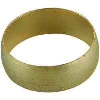 Wickes  Primaflow Brass Microbore Compression Olive Ring - 8mm Pack 