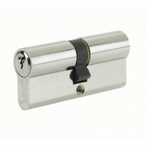 Wickes  Yale P-ED4045-SNP Euro Profile Cylinder Lock - Nickel 45 x 1