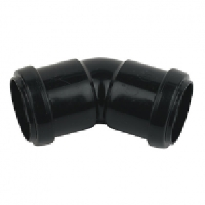 Wickes  FloPlast WP18B Push-Fit Waste 135 Deg Bend - Black 32mm