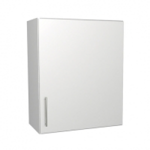Wickes Orlando White Gloss Slab Wall Unit - 600mm