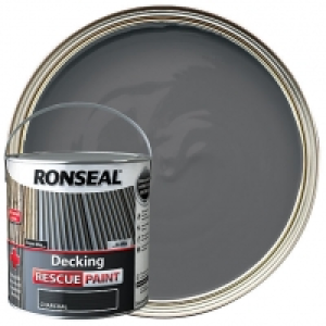 Wickes  Ronseal Rescue Decking Paint - Charcoal 2.5L