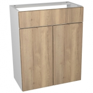Wickes Vienna Oak Vanity Unit - 600 x 735mm £200.00