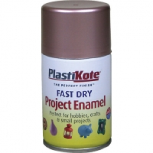 Plastikote Fast Dry Enamel Aerosol Spray - Rose Gold 100ml £5.00