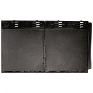 Envirotile Plastic Lightweight Grey Double Tile - 365 x 630  £112.00