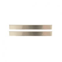 Wickes  Wickes Chunky Square Door Handle - Brushed Nickel Finish 150