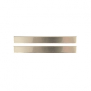 Wickes  Wickes Chunky Square Door Handle - Brushed Nickel Finish 150