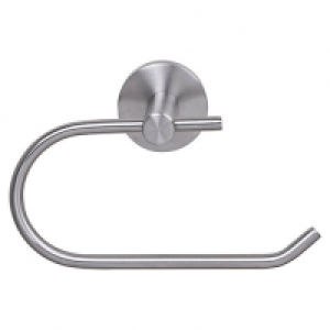 Croydex Brushed Steel Toilet Roll Holder