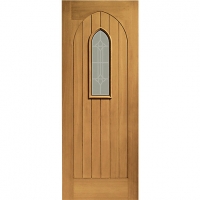 Wickes  XL Westminster External Oak Left Handed Fully Finished Door 