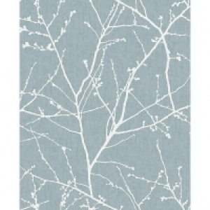 Superfresco Easy Innocence Duck Egg Blue Fabric Effect Wallp £21.50