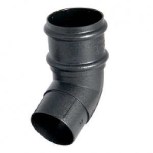 FloPlast 68mm Cast Iron Style Round Line Downpipe Offset Ben £10.95