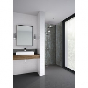 Mermaid Silver Patina Laminate 3 Sided Shower Panel Kit - 17 £1,099.00
