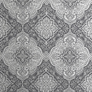 Arthouse Luxe Medallion Black & Silver Wallpaper 10.05m x 53