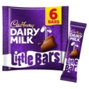 Cadbury Dairy Milk Little Bars Chocolate Bar Multipack 6 Pac £1.00