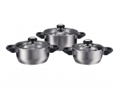 Lidl  Ernesto Stainless Steel Saucepan Set