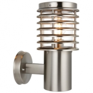 Wickes Eton Brushed Chrome Wall Light - 60W £35.00