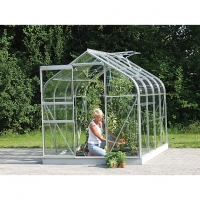 Wickes  Vitavia Curved Roof 6 X 8 Ft Horticultural Glass Greenhouse