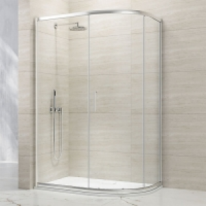 Nexa By Merlyn 8mm Chrome Offset Quadrant Single Sliding Doo £625.00