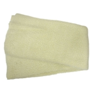 QDStores  Extra Large Fleecy Pet Mat - Cream