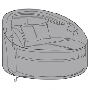 Charles Bentley Rattan Garden Day Bed Waterproof Cover - Bla £50.00