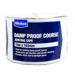 Wickes Damp Proof Course Jointing Tape - 100mm x 10m £16.35