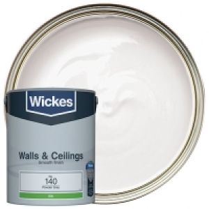 Wickes Powder Grey - No. 140 Vinyl Silk Emulsion Paint - 5L £20.00