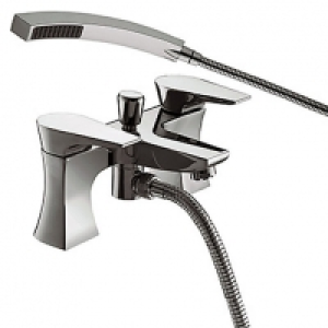 Wickes  Bristan Hourglass Chrome Bath Shower Mixer Tap