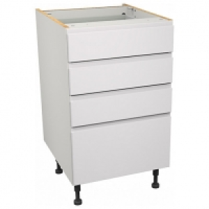 Camden White 4 Drawer Unit - 500mm £362.40