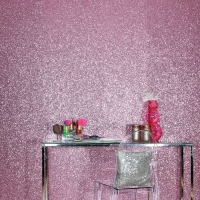 BMStores  Arthouse Sequin Sparkle Wallpaper - Pink